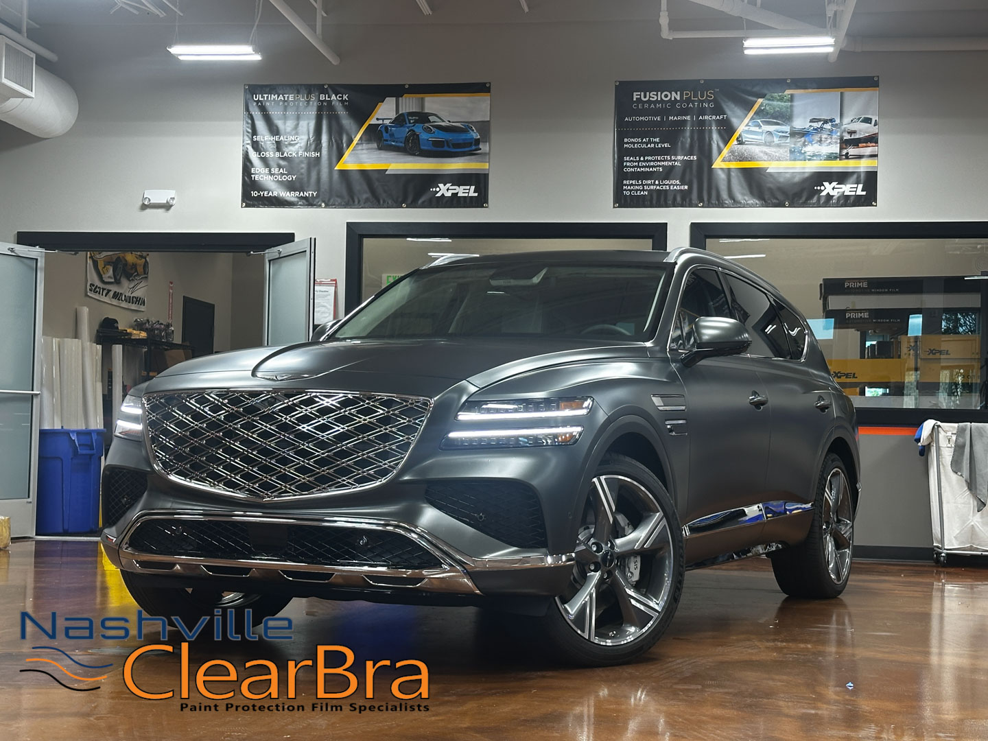 Genesis GV80 Full STEALTH PPF | Gloss to Satin Wrap in Nashville TN