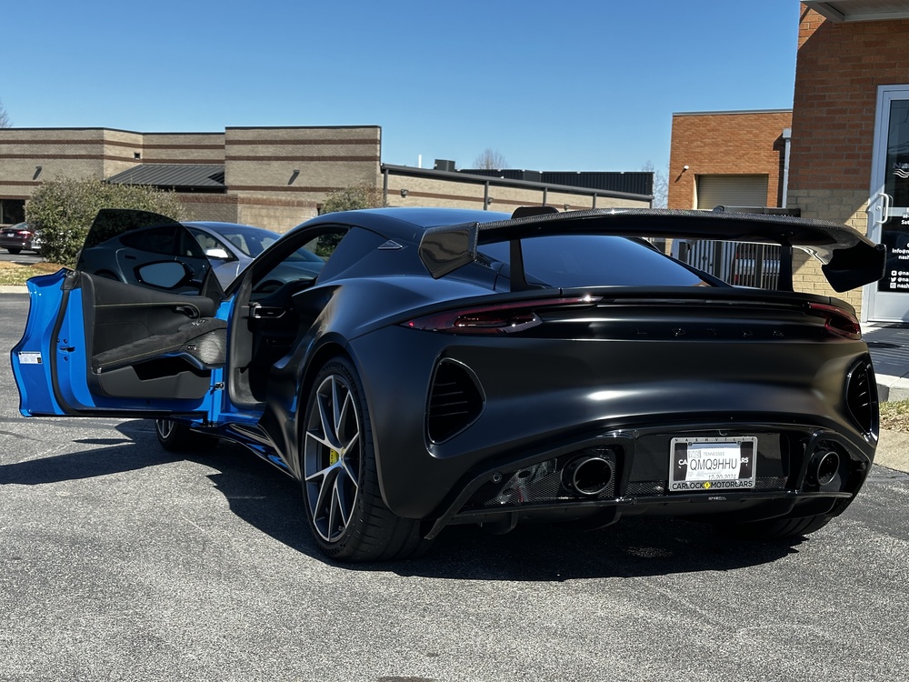 Nashville Blue to satin black_ Lotus Emira_Color Change PPF