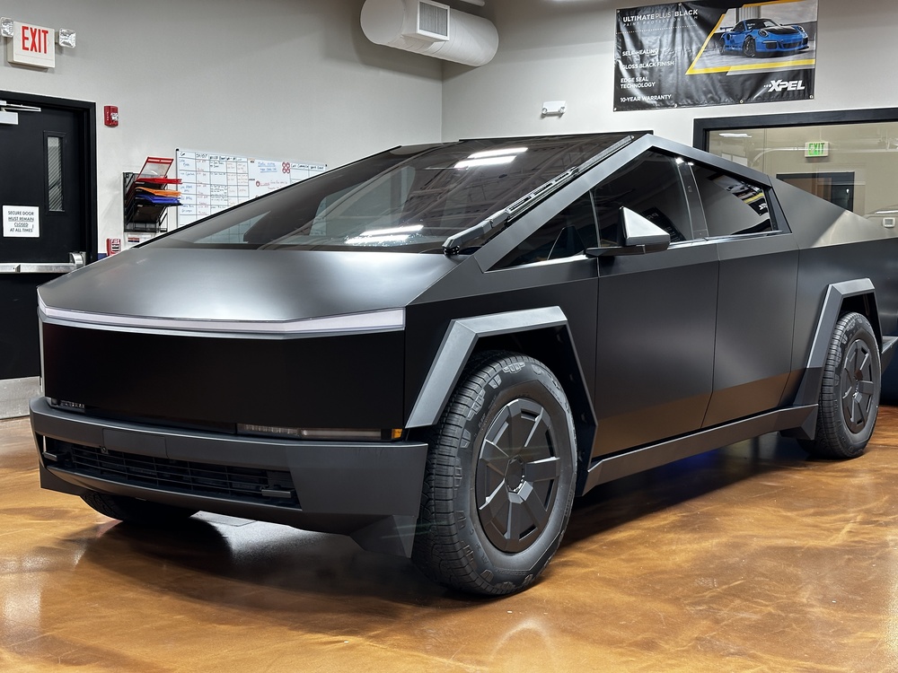 Nashville CyberTruck_Color PPF_Satin black